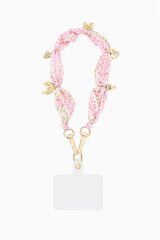 Case-Mate x LoveShackFancy Scarf Anchor Card Phone Charm - Blooming Heirloom