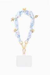 Case-Mate x LoveShackFancy Scarf Anchor Card Phone Charm - Everblooming Rosettes
