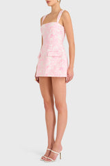 Bethany Romper in Toile Brocade