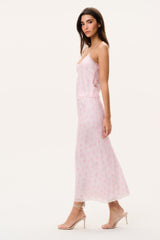 Castle Silk-Blend Floral Maxi Skirt