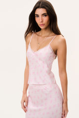 Brett Silk-Blend Floral Cami Top