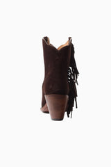 Besita The Spirit Fringe Suede Booties