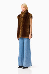 CURAAE Winona Vest in Brown