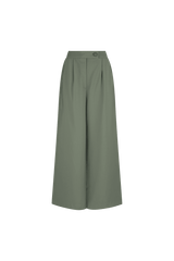 CURAAE Houston Wide Leg Pants in Green