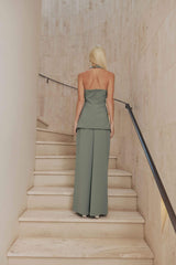 CURAAE Catalina Halterneck Vest in Green