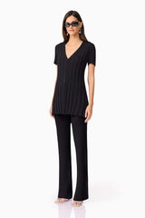 CURAAE Annabelle Knit Shirt In Black