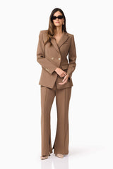 CURAAE Sandy Suit Blazer In Brown