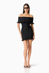 CURAAE Catiana Mini Dress in Black