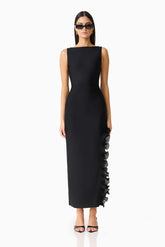 CURAAE Catiana Maxi Dress in Black