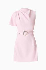 CURAAE Celie Mini Dress in Blush Pink
