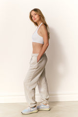 Caitirene Lace Logo Cotton Sweatpants