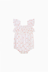 Baby Cherry Stripe Carlita Pinafore