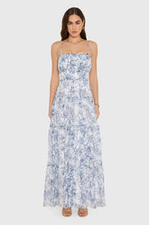 Willow Maxi Dress in Deep Sea