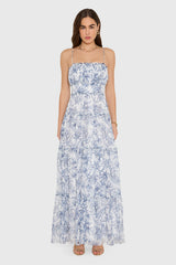 Willow Maxi Dress in Deep Sea