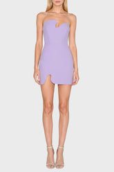Strapless Puzzle Mini Dress