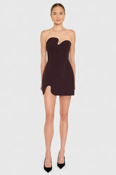 Strapless Puzzle Mini Dress