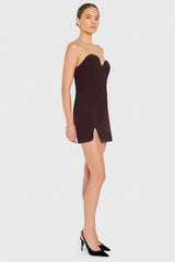 Strapless Puzzle Mini Dress