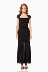 Capra Maxi Dress In Black