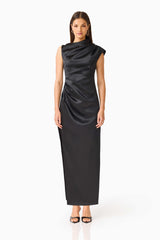 Coralie Maxi Gown in Black