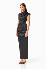 Coralie Maxi Gown in Black