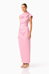 Coralie Maxi Gown in Pink