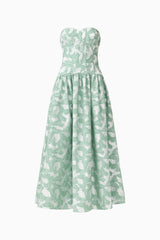 Lisette Sweetheart Gown in Sea Green