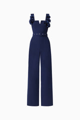 Leonara Sleeveless Jumpsuit in Deep Navy