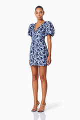 Mila Eventwear Mini Dress In Blue