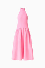 Nolana Halter Midi Dress in Pink