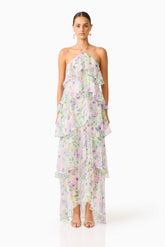 Mirabelle Cocktail Maxi Dress in Floral