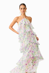 Mirabelle Cocktail Maxi Dress in Floral