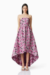 Aimee Strapless Gown in Pink