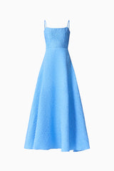 Briallen Jacquard Gown in Blue