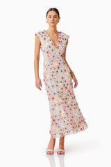 Aviva Maxi Dress in Pink
