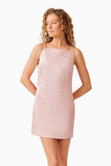 Joesphine Mini Shift Dress in Pink