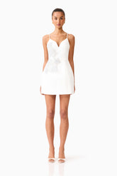 Stella Tulip Mini Dress in White