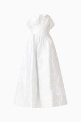 Laurel Sleeveless Maxi Dress in Silver