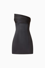 Sydney Strapless Mini Dress in Black