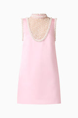 Espera Shift Mini Dress in Rose Pink