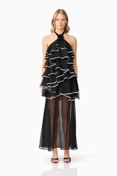 Melissa Halter Maxi Dress in Black