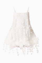 Rina Shift Mini Dress in White