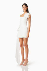 Janelle Party Mini Dress In White