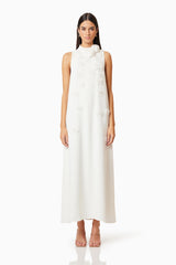 Lilydale 3D Maxi Dress In White