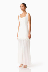 Sia Sweetheart Gown in White