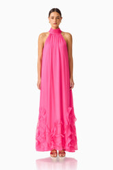 Carla Halter Gown in Pink