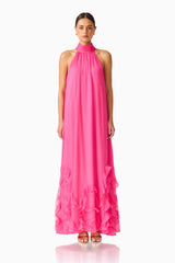 Carla Halter Gown in Pink
