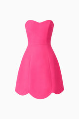 Noralyn Strapless Mini Dress in Pink