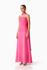 Noralyn Strapless Gown in Pink