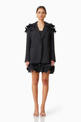 Kennedy Oversized Tailored Jacket in Black