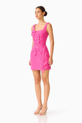 Ilaria Party Mini Dress in Pink